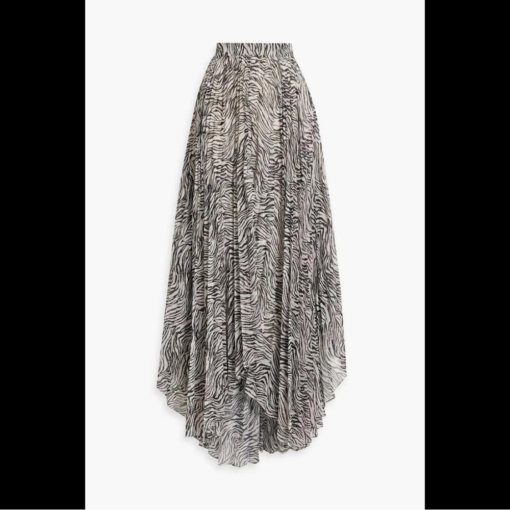 Isabel Marant Alena Zebra Stripe Skirt